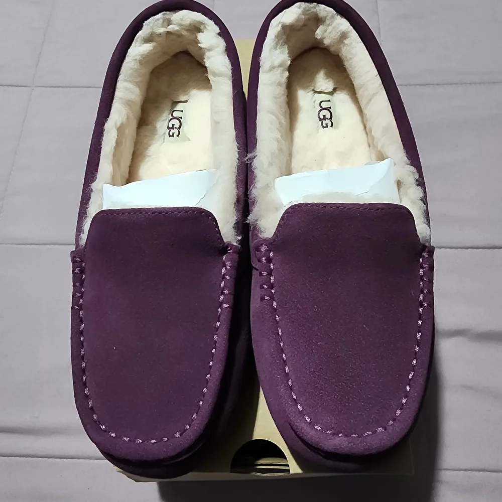 Women's UGG AnsleyWater Resistant Slipper In Limited Edition Purple - Picture 2 of 6